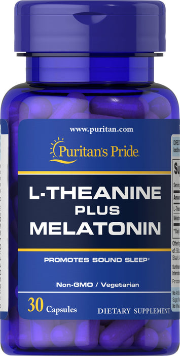L-Theanine Plus Melatonin, 30 , Capsules - 1938