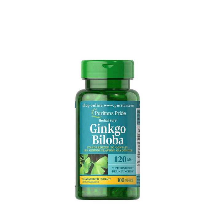 Ginkgo Biloba 120 mg Trial Size, 30 , Capsules - 4545