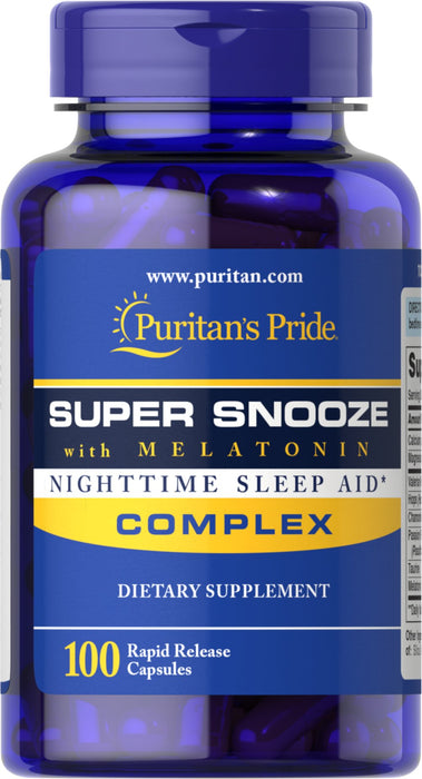 Super Snooze with Melatonin, 100 , Capsules - 10352