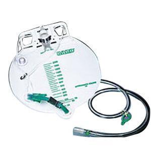 RX ONLY Center-Entry Drain Urine Bag, Anti-Reflux Device,  2000mL, 20/CS, 1/EA- Sold by Each - 153504