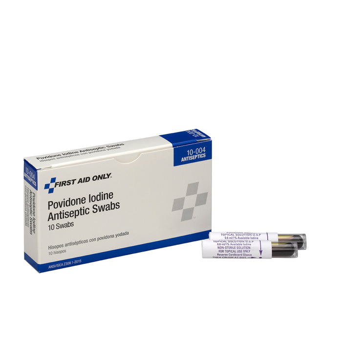 PVP Iodine Swabs, 10/box