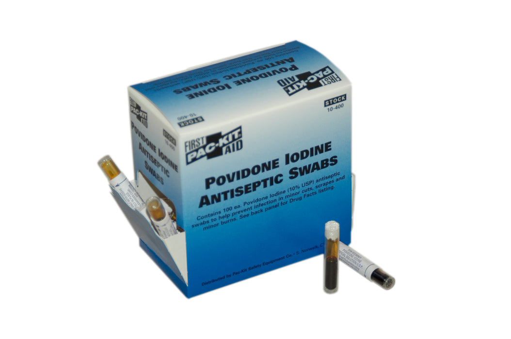 PVP Iodine Swabs, 100/box