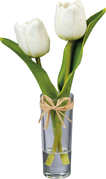 Vase, Cream Mini Tulip - 102354