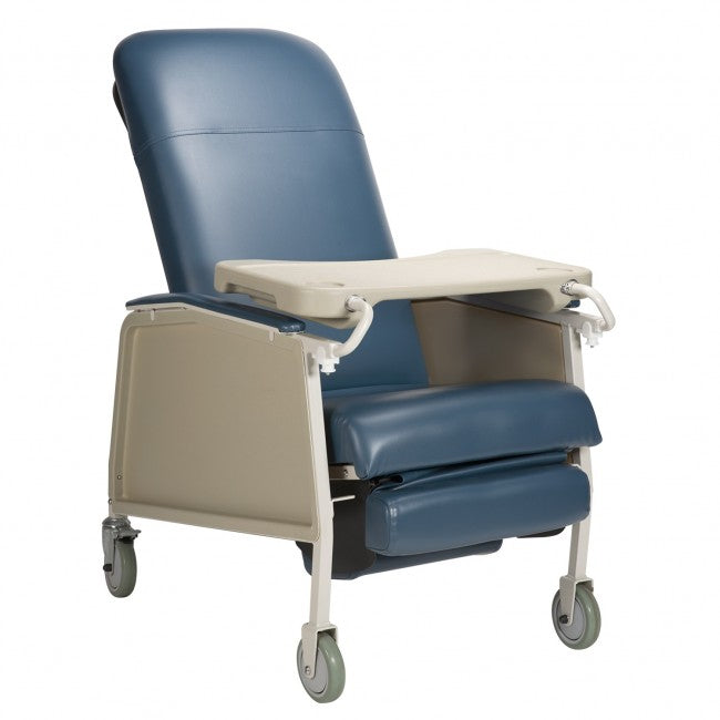 Bariatric 3-Position Geri Chair Recliner, Blueridge, 1pc/cs - 10524