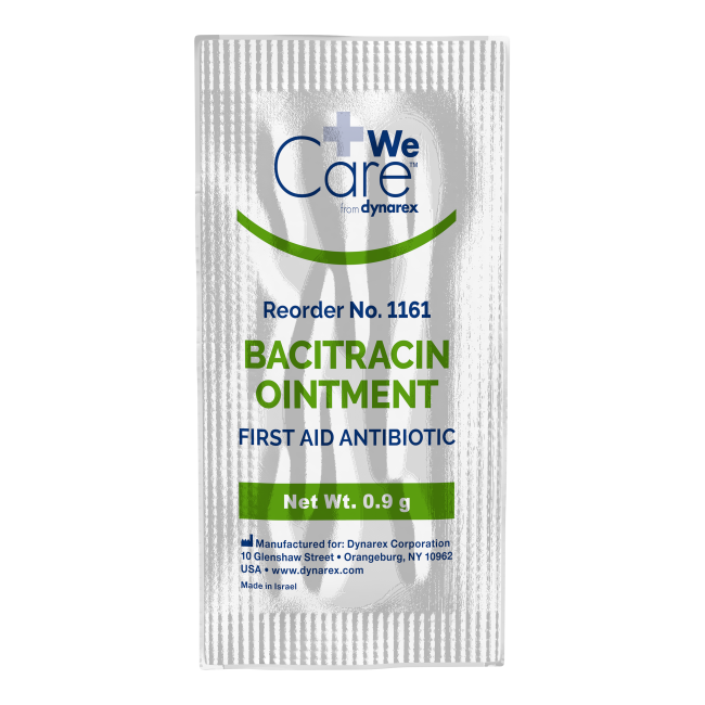 Bacitracin Ointment, 0.9 g foil pack, 10/PK - 1161