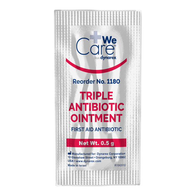 Triple Antibiotic Ointment .5g Foil Packet 144/bx - 1180