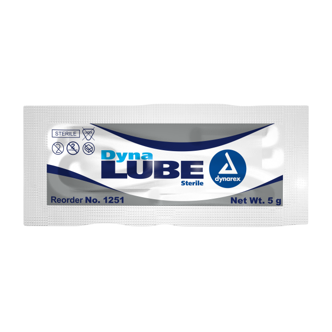 DynaLube Lubricating Jelly  Sterile, 5 g packet 10/PK - 1251