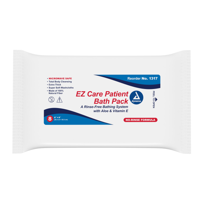 EZ Care Patient Bath Packs 8/bx - 1317