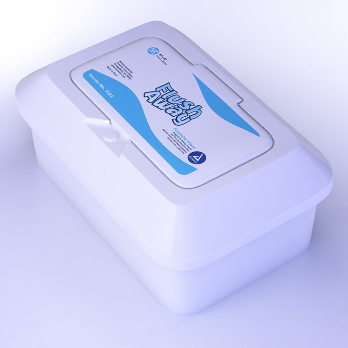 Flushable Wipes 5 x 8" Junior Tub Pack 42/pk - 1323