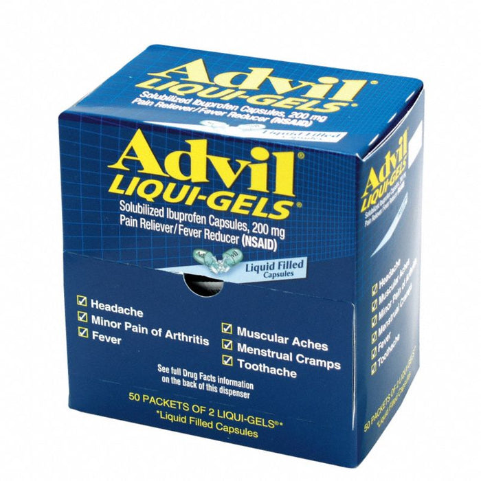 Advil LiquiGels, 50x2/box