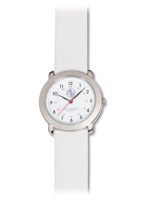 QUARTZ WATCH WITH WHITE BAND