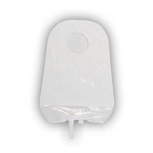 RX ONLY SUR-FIT Natura  Urostomy Pouch, w/Fold Over Tap, Transp, 57mm, 10", 10/BX-Sold by Box - 401536