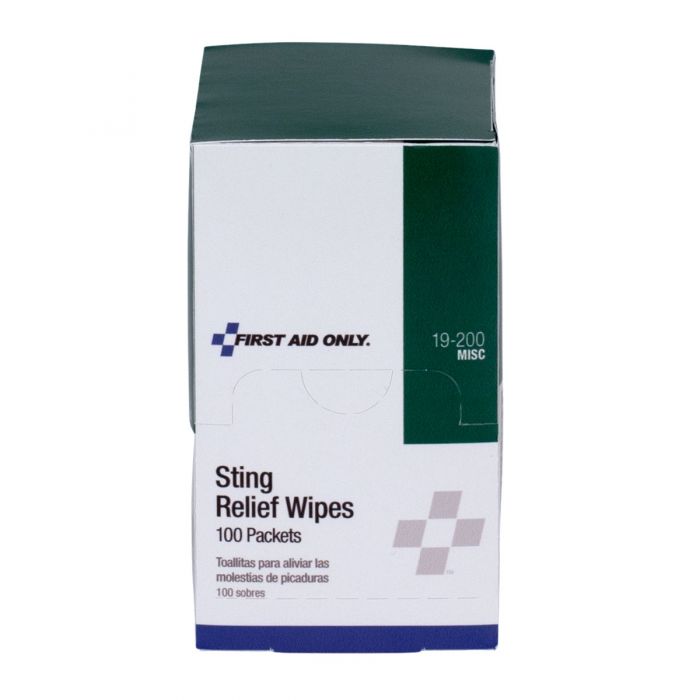Sting Relief Wipes, 100/box