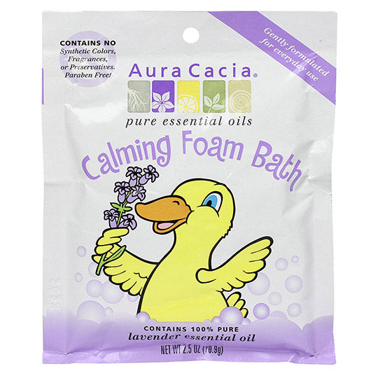 Aura Cacia Calming Lavender Kids Foam Bath 2.5 oz. - 188596