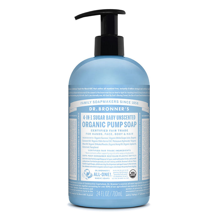 Dr. Bronner's Organic Naked Unscented Body Soap 24 fl. oz. - 221482