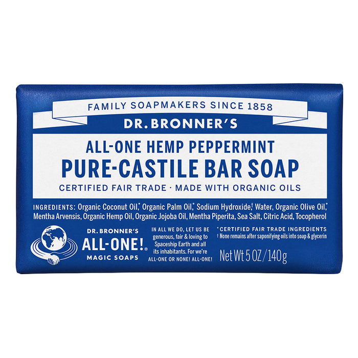 Dr. Bronner's Peppermint Castile Bar Soap 5 oz. - 216572