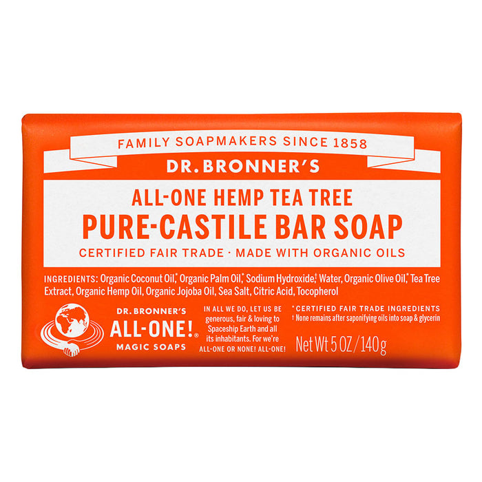 Dr. Bronner's Tea Tree Castile Bar Soap 5 oz. - 216574