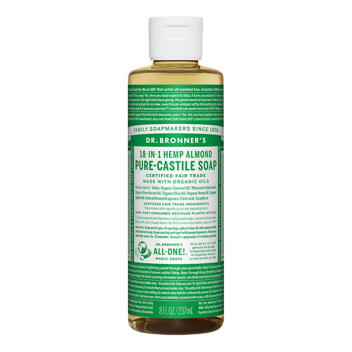 Dr. Bronner's 18-in-1 Almond Castile Soap 8 fl. oz. - 216575