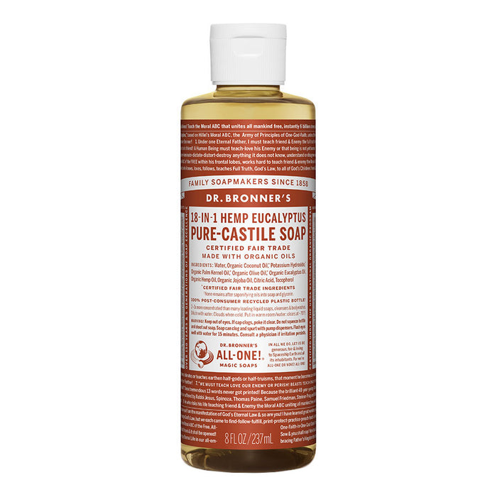 Dr. Bronner's 18-in-1 Eucalyptus Castile Soap 8 fl. oz. - 216578