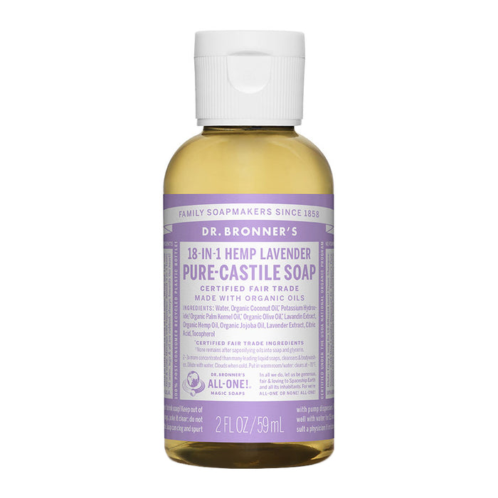 Dr. Bronner's 18-in-1 Lavender Castile Soap 2 fl. oz. - 217946