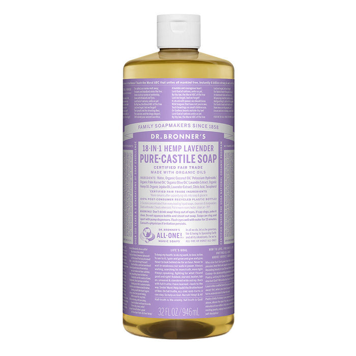 Dr. Bronner's 18-in-1 Lavender Castile Soap 32 fl. oz. - 216581