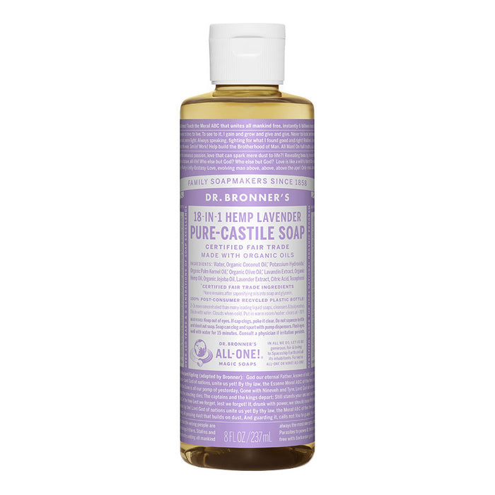 Dr. Bronner's 18-in-1 Lavender Castile Soap 8 fl. oz. - 216580