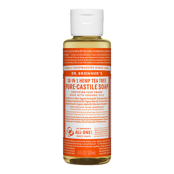 Dr. Bronner's 18-in-1 Tea Tree Castile Soap 4 fl. oz. - 209292
