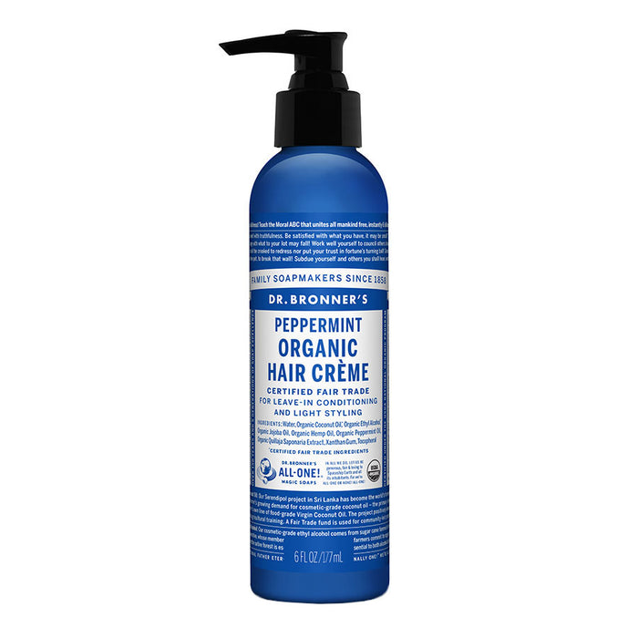 Dr. Bronner's Organic Peppermint Styling Creme 6 fl. oz. - 221489