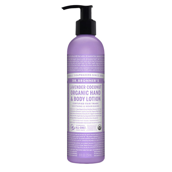 Dr. Bronner's Organic Lavender Coconut Lotion - 217960