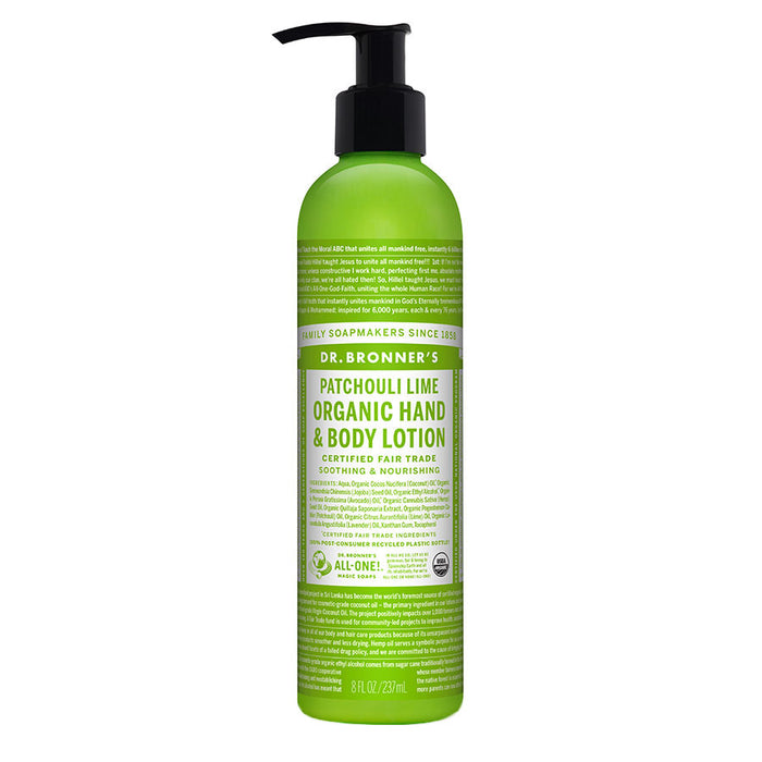 Dr. Bronner's Organic Patchouli Lime Lotion 8 fl. oz. - 217959