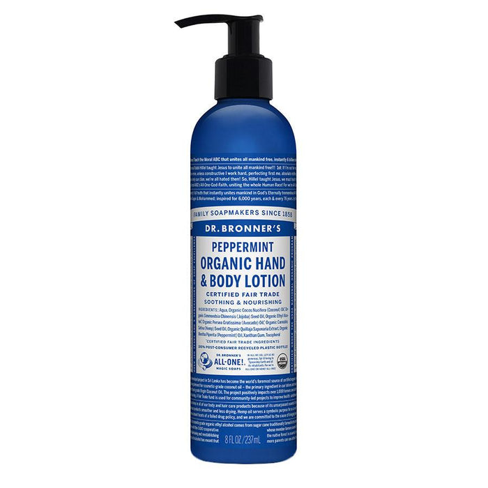 Dr. Bronner's Organic Peppermint Lotion 8 fl. oz. - 217958
