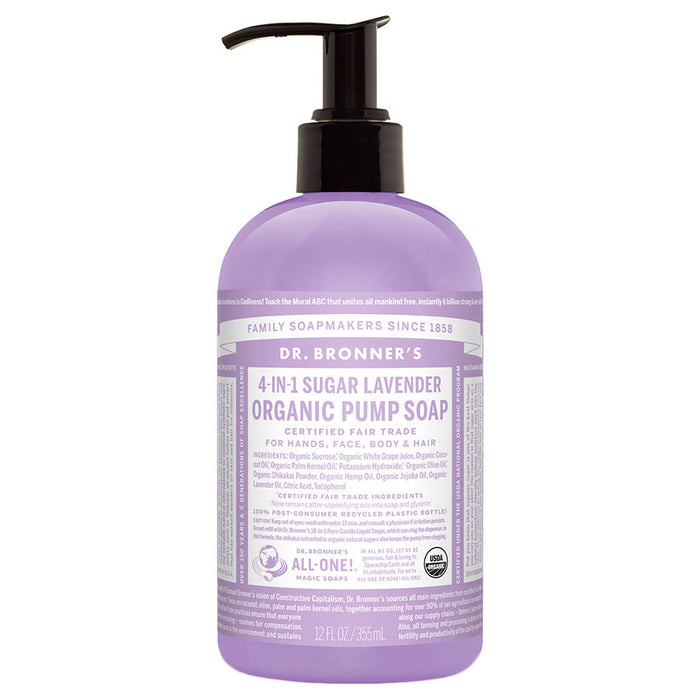 Dr. Bronner's Organic Lavender Hand Soap 12 fl. oz. - 221490