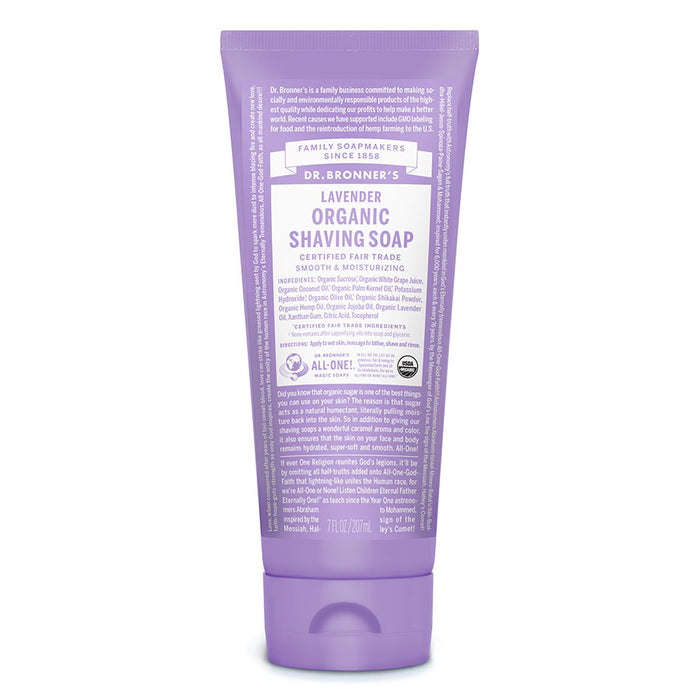 Dr. Bronner's Organic Lavender Shaving Gel 7 fl. oz. - 221496