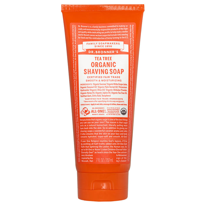 Dr. Bronner's Organic Tea Tree Shaving Gel 7 fl. oz. - 221498