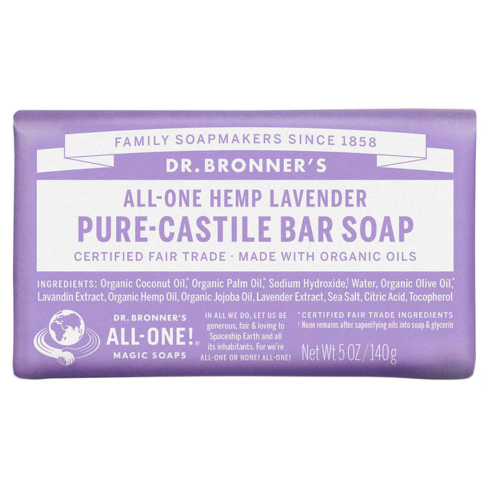 Dr. Bronner's Lavender Castile Bar Soap 5 oz. - 216570