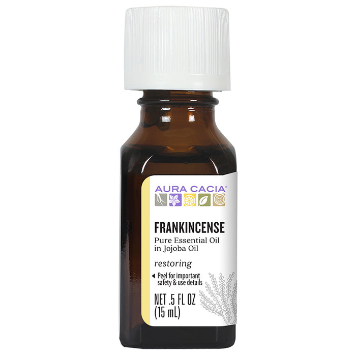 Aura Cacia Frankincense (in jojoba oil) 0.5 fl. oz. - 191230
