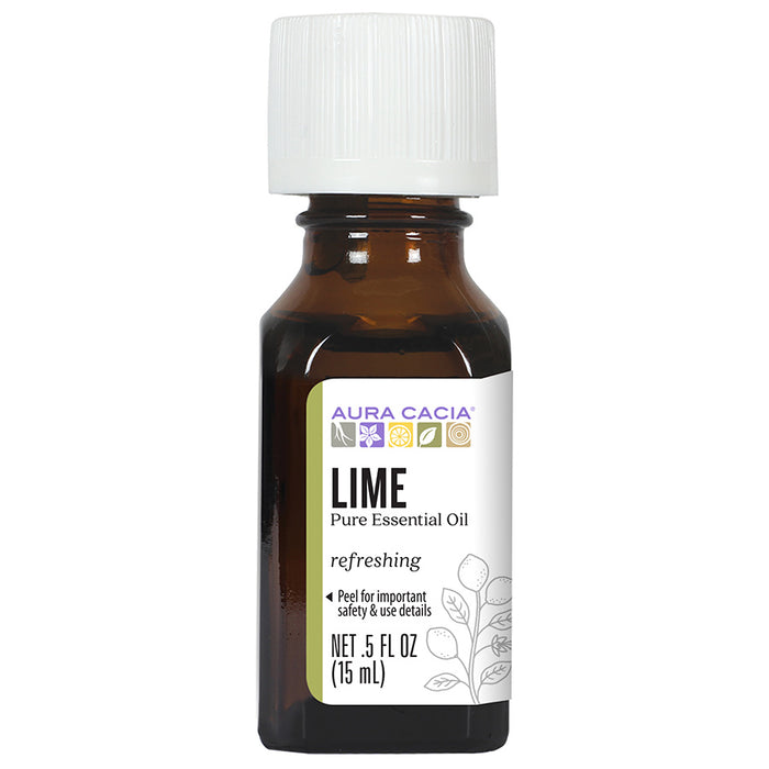 Aura Cacia Lime Essential Oil 0.5 fl. oz. - 191126
