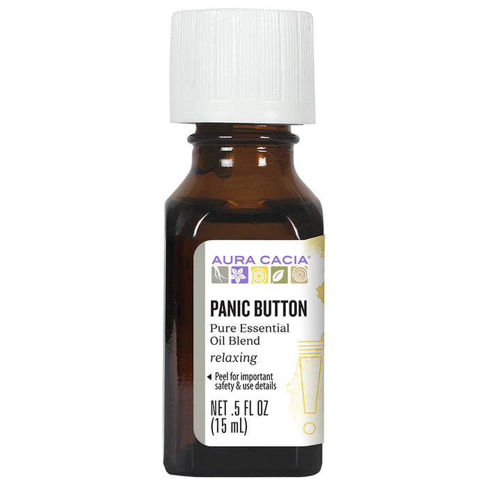 Aura Cacia Panic Button Essential Oil 0.5 fl. oz. - 188111