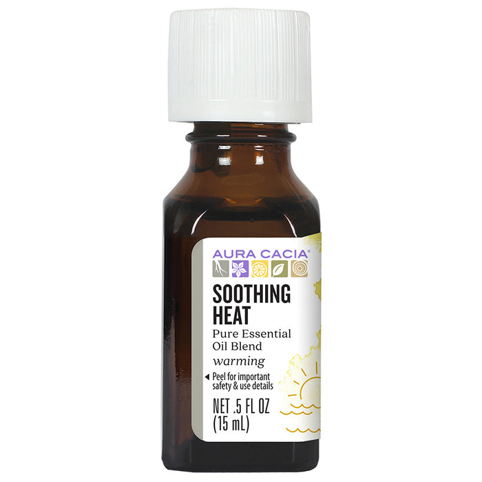 Aura Cacia Soothing Heat Essential Oil Blend 0.5 fl. oz. - 191147