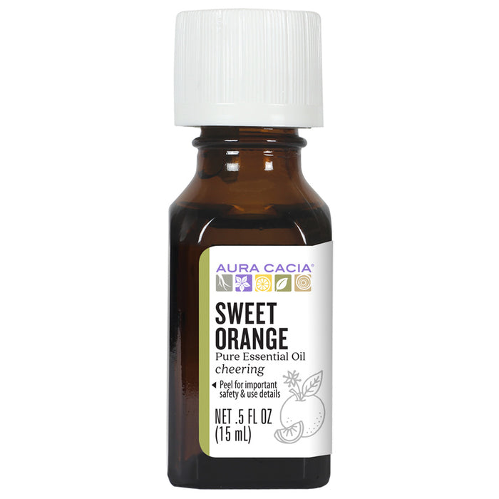 Aura Cacia Sweet Orange Essential Oil 0.5 fl. oz. - 191129