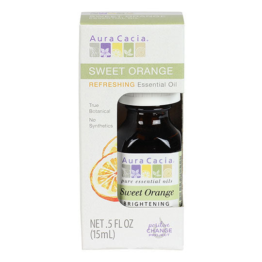 Aura Cacia Sweet Orange Essential Oil, Boxed 0.5 fl. oz. - 199199