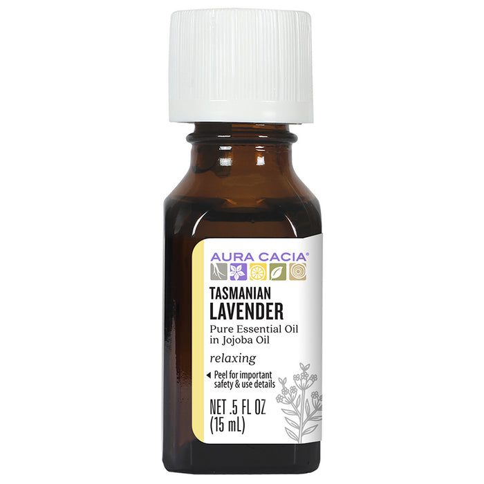 Aura Cacia Tasmanian Lavender (in jojoba oil) 0.5 fl. oz. - 191236