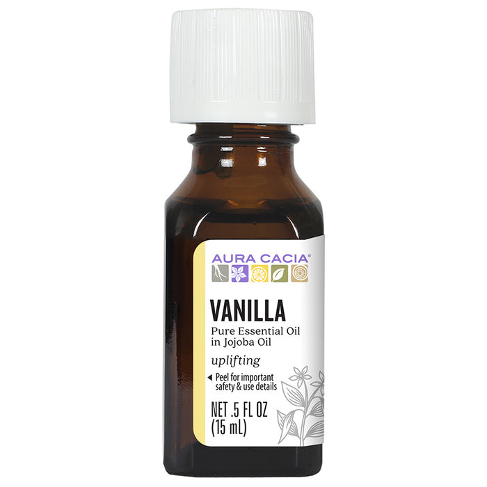 Aura Cacia Vanilla (in jojoba oil) 0.5 fl. oz. - 191231