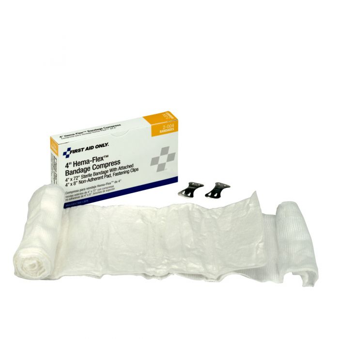4" Hema-Flex Bandage Compress, 1/box