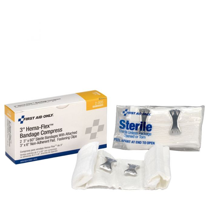 3" Hema-Flex Bandage Compress, 2/box
