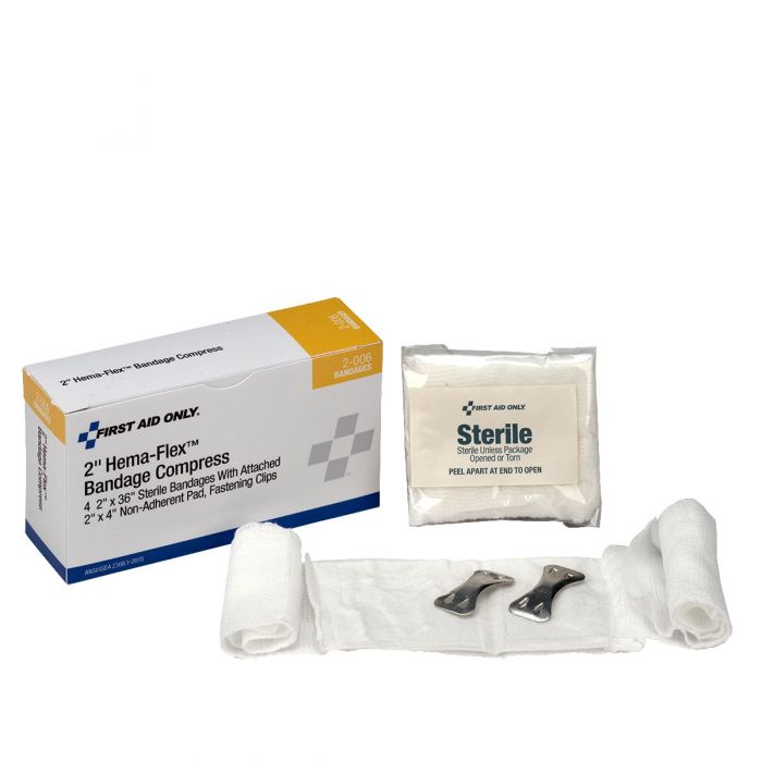 2" Hema-Flex Bandage Compress, 4/box