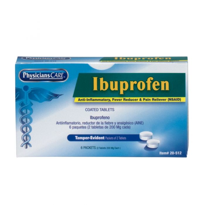 PhysiciansCare Ibuprofen, 6x2/box