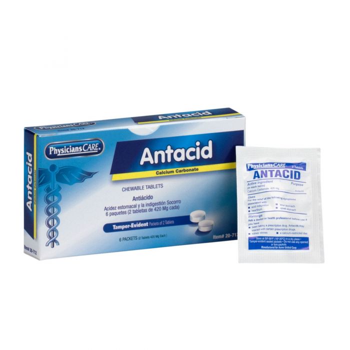 PhysiciansCare Antacid, 6x2/box