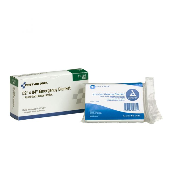 Aluminized Rescue Blanket, 1/box
