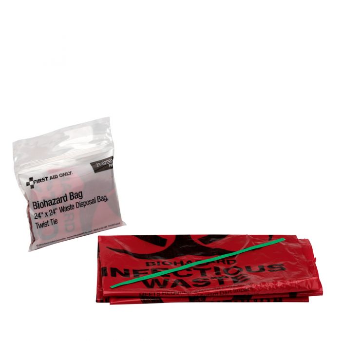 Biohazard Bag with Tie, 1/bag